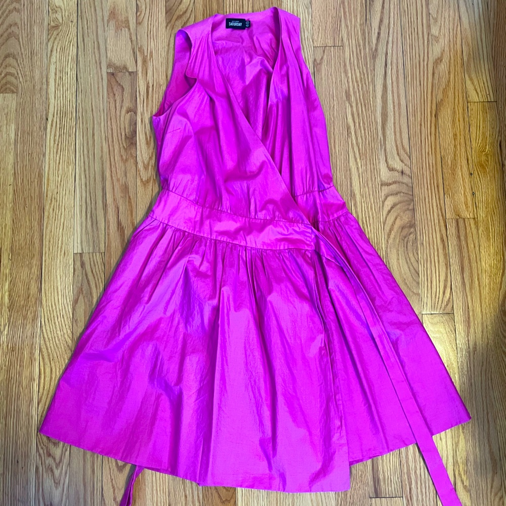 Kate spade Saturday pink wrap mini dress